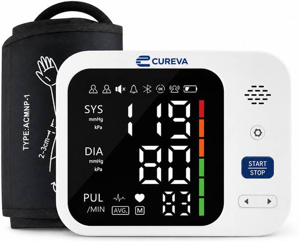 CUREVA Q1 CUREVA Automatic Digital Blood Pressure Monitor Bp Monitor