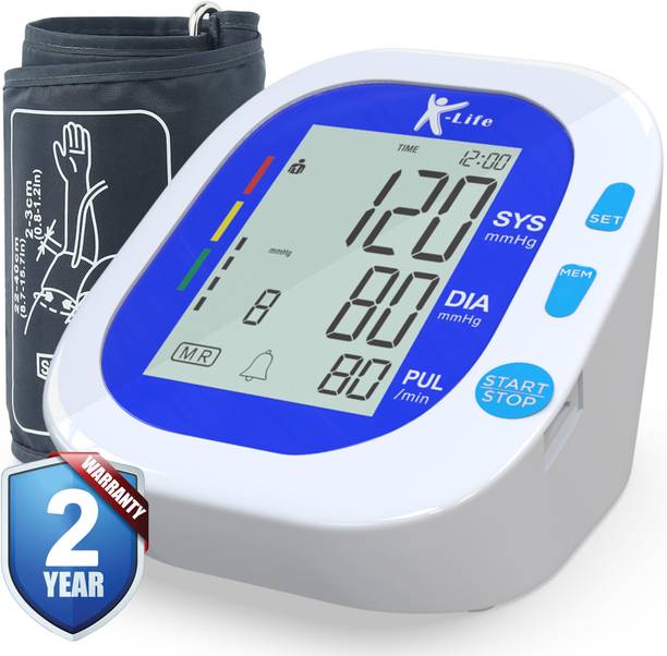 K-life 104Fully Automatic Digital Blood Pressure Checking Machine BP Testing instrument Bp Monitor