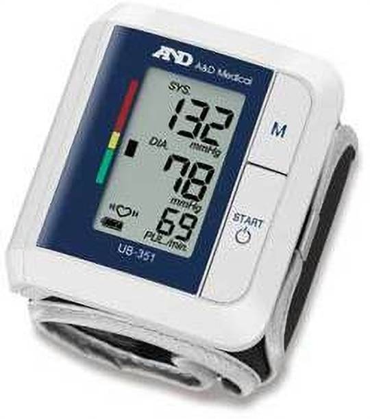 AND UB-351 Portable Wireless Travel Automatic Wrist bp Monitor Digital Wrist Pressure Monitor with Digital LCD Display Bp Monitor