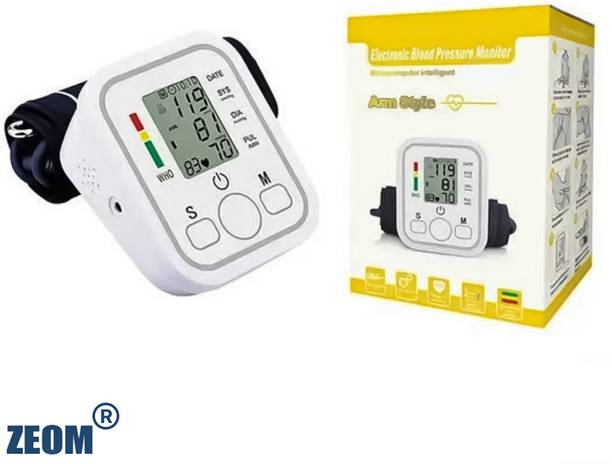 Zeom Upper Arm Digital BP Machine – Automatic Measurement, LCD-Display Bp Monitor