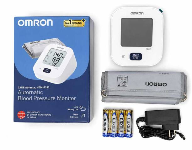OMRON HEM 7181 with adaptor compatabile Bp Monitor