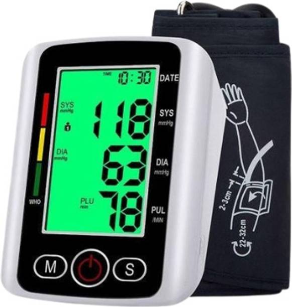 HEALBIRD Smart BP Monitor with 4X AAA Battery, Arm Cuff Digital Upper Arm BP Machine | Hypertension Machine with Voice Broadcast Bp Monitor
