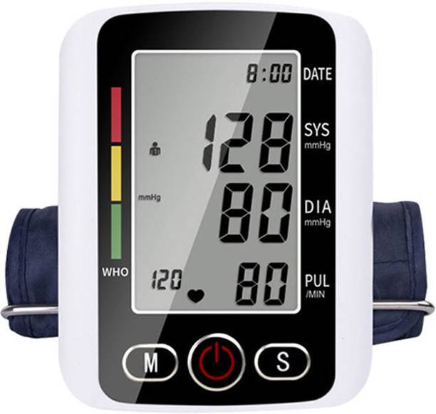 HEALBIRD Smart BP Monitor with 4X AAA Battery, Arm Cuff Digital Upper Arm BP Machine | Hypertension Machine with Voice Broadcast Bp Monitor