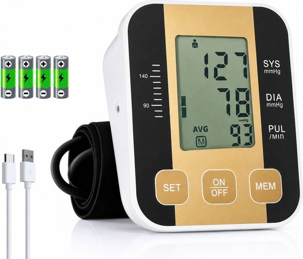 D MEDICARE DMBP-07 Bp Machine | One-Touch Operation, Memory & Large Display Bp Monitor