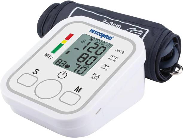 NISCOMED PW-(222) New Automatic Digital Blood pressure Monitor(White) PW-222 Bp Monitor