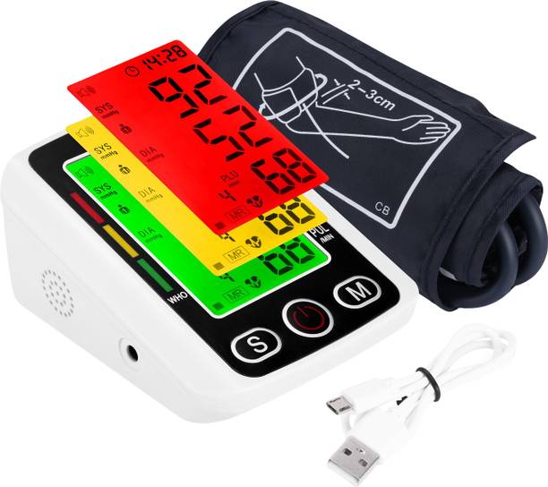 Fidelis Healthcare Digital Blood Pressure Monitor with Large Display & Voice Broadcast Bp Monitor