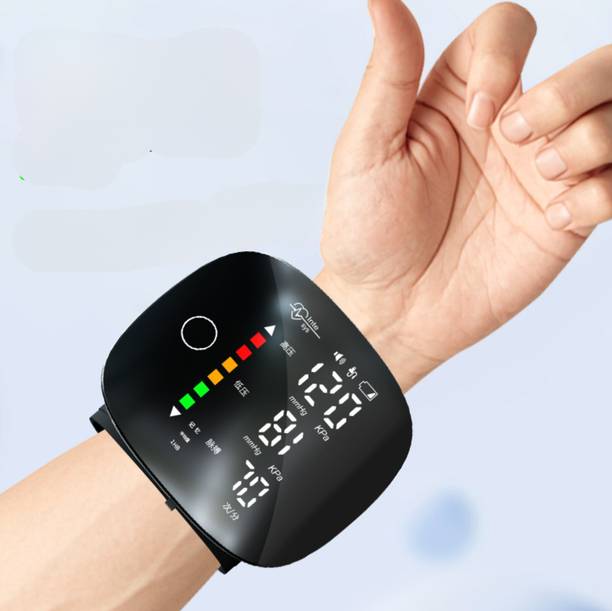 Accutrust AC-WB10 Digital Wrist Blood Pressure Monitor with Voice Guidance, LCD Display Bp Monitor