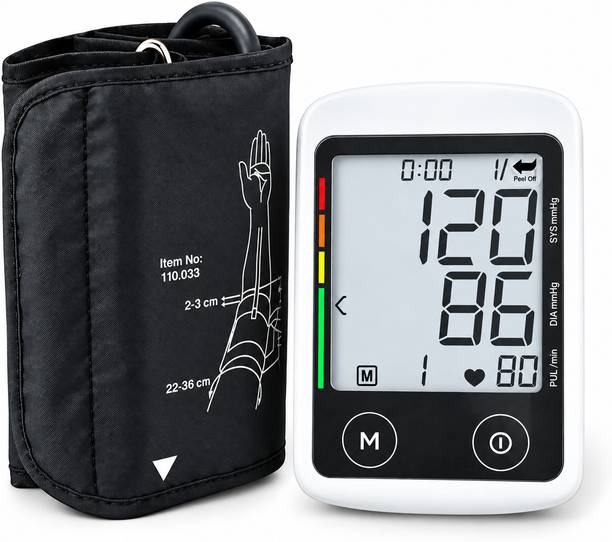Dishan BM-46 Digital Blood Pressure Monitor with 2x Arm Cuff Fully Automatic, Upper Arm Bp Monitor