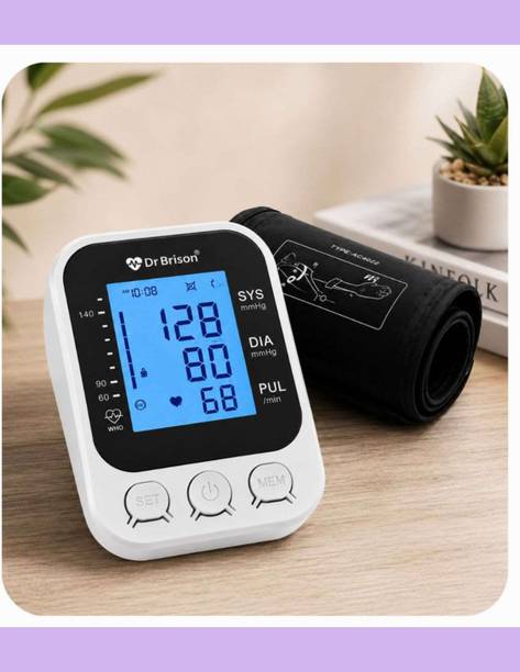 Dr Brison BP_Monitor_M-6 Digital BP Monitor,LCD Display, Heart Rate Detection & Memory Function Bp Monitor