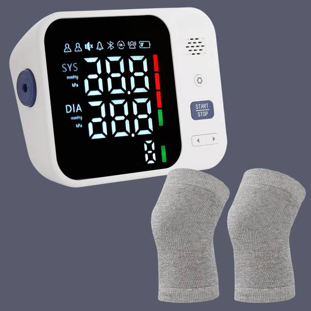 Balson Rechageable Digital Automatic Blood Pressure Monitor & Hypoallergenic Knee Cap for Joint Support Bp Monitor