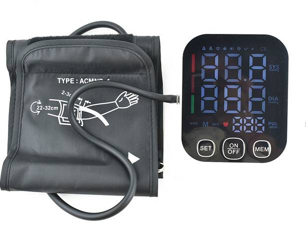 Dishan Fully Automatic Voice Broadcast for Pressure Readings Systolic ,Diastolic, Pulse Irregularities, Pressure checking Monitor with Stethoscope, Bp Monitor
