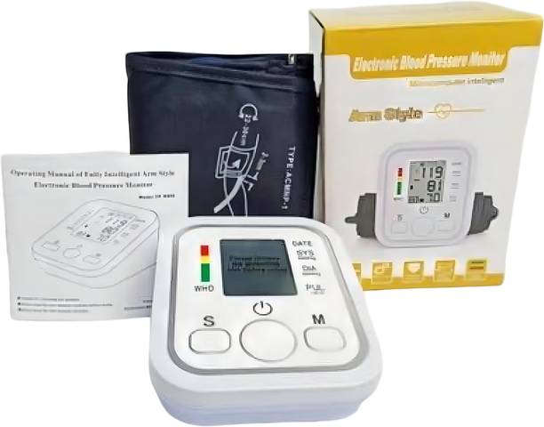 CRETO Blood Pressure Monitor, Upper Arm Cuff, Digital (LCD Display) Bp Monitor