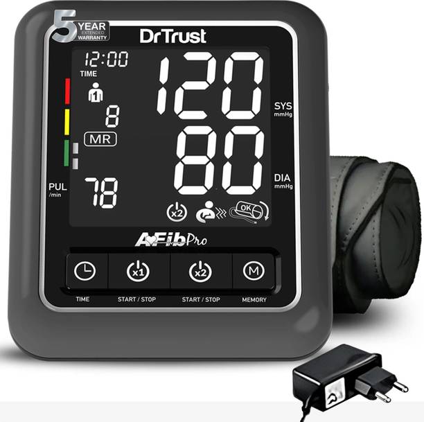 Dr Trust (USA) Atrial Fibrillation Automatic Dual Talking Digital Blood Pressure Monitor Machine Bp Monitor