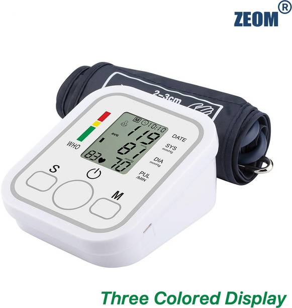 Zeom Electronic Digital BP Monitor, Upper Arm Cuff, LCD Display_ Bp Monitor