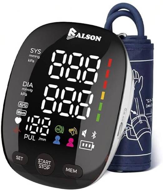 Balson BP-BL-786 Automatic Digital Blood Pressure Monitor for Upper Arm | Large LED Display | Dual User 2×120 Memory (1 Year Warranty) Bp Monitor