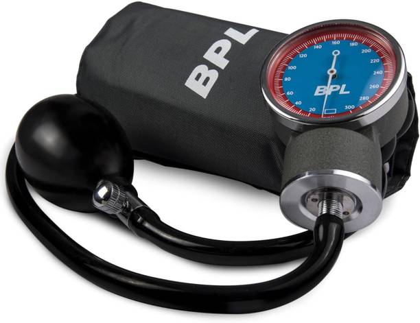 BPL Medical Technologies 91MED0136 Manual Large Dial Aneroid Sphygmomanometer Blood Pressure Monitor - Gray Bp Monitor