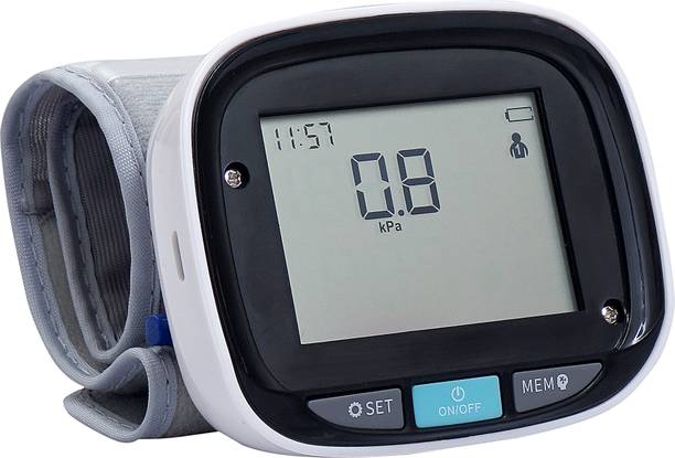 opteehealth 3-in-1 Wrist BP, Sugar & Uric Acid Monitor with 100 Test Strips Bp Monitor