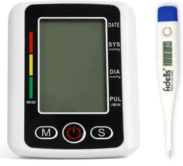 Fidelis Healthcare Digital Combo of Thermometer & BP Monitor With Accurate Measurement ( Made in India) Bp Monitor