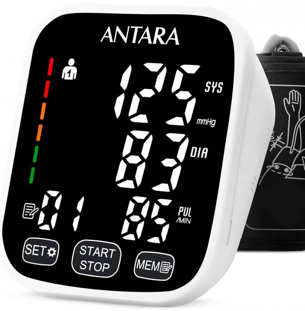 AGEasy Automatic Digital Blood Pressure Machine 5V USB Type C / Battery powered , One touch Bp Monitor