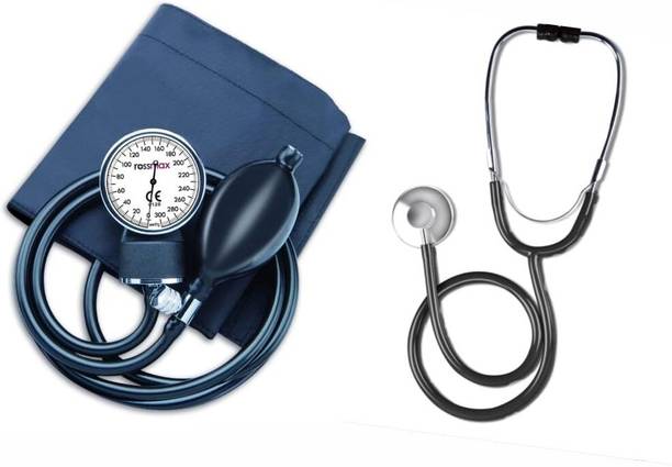 Rossmax GB101 Aneroid Blood Pressure Monitor & EB 100 Single Head Stethoscope Combo Pack Bp Monitor