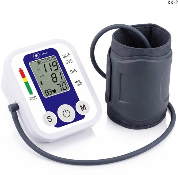 Accutrust Automatic Digital Blood Pressure Monitor for Upper Arm BP Machine with Large LCD Display, Irregular Heartbeat Detection Bp Monitor