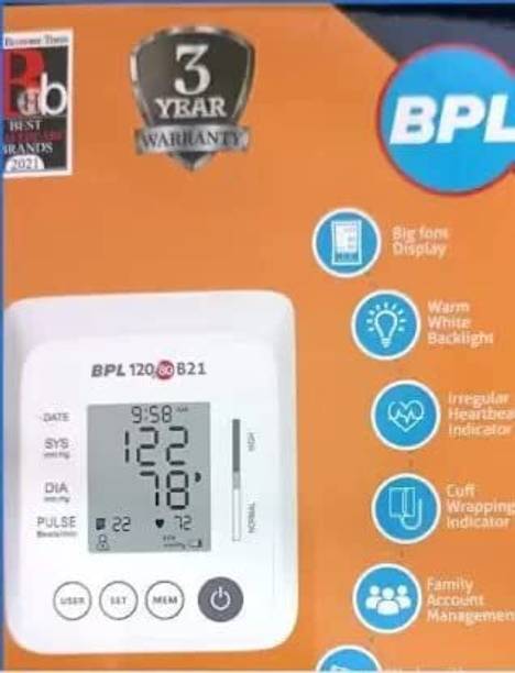 BPL 21 Fully Automatic Digital Blood Pressure Monitor in White Bp Monitor