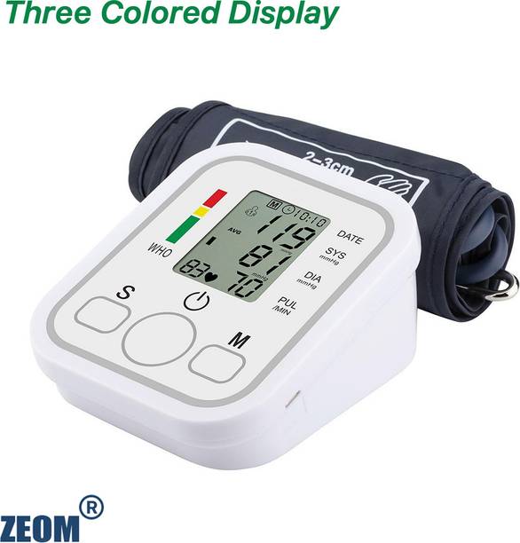 Zeom Upper Arm Electronic BP Machine – Automatic Measurement_ Bp Monitor