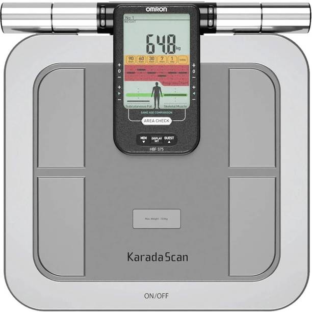 OMRON HBF 375 HBF 375 KARADA SCAN COMPLETE DIGITAL BODY COMPOSITION MONITOR Bp Monitor