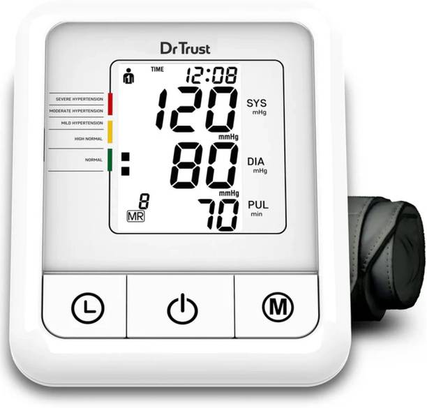 Dr Trust (USA) Fully Automatic Digital Check 110 Blood Pressure Machine with MDI Technology Bp Monitor