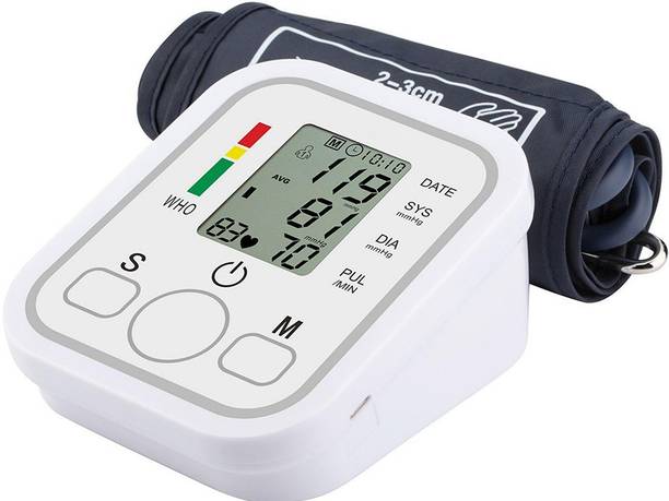 Apposite KK-2 Digital Blood Pressure Monitor, Upper Arm Style with LCD Display,(White) KK-2 Digital Blood Pressure Monitor, Upper Arm Style with LCD Display,(White) Bp Monitor