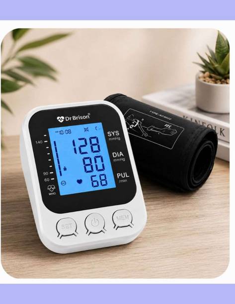 Dr Brison BP_Monitor_M-49 Digital BP Monitor,LCD Display, Heart Rate Detection & Memory Function Bp Monitor