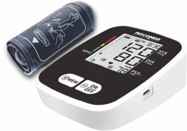 NISCOMED PW-221 New Fully Automatic Digital Blood pressure Monitor (White) PW-221 Bp Monitor