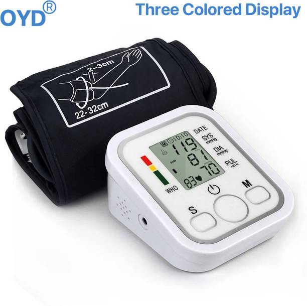 OYD Electronic BP Monitor Device with Large Display Panel Colour Display With Voice Function Bp Monitor