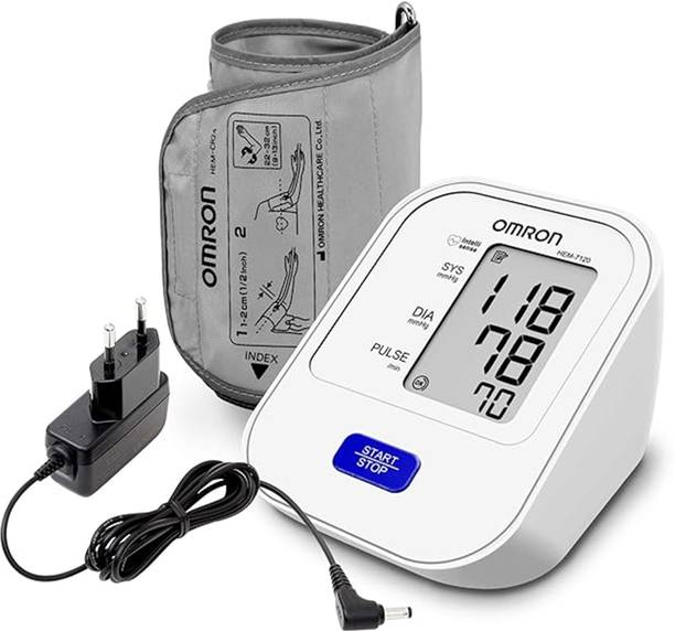 OMRON HEM-7120 Digital Blood Pressure Monitor with Intellisense Technology and OMRON HHP-BH01 Bp Monitor Adapter Bp Monitor