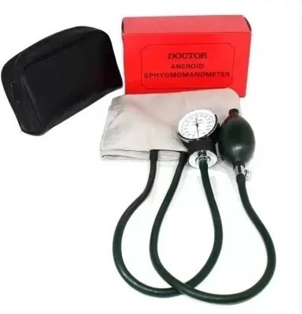 RnB Aneroid Sphygmomanometer Doctor Professional Dial Type Black Sphygmomanometer Manual Blood Pressure Upper Arm Bp Monitor