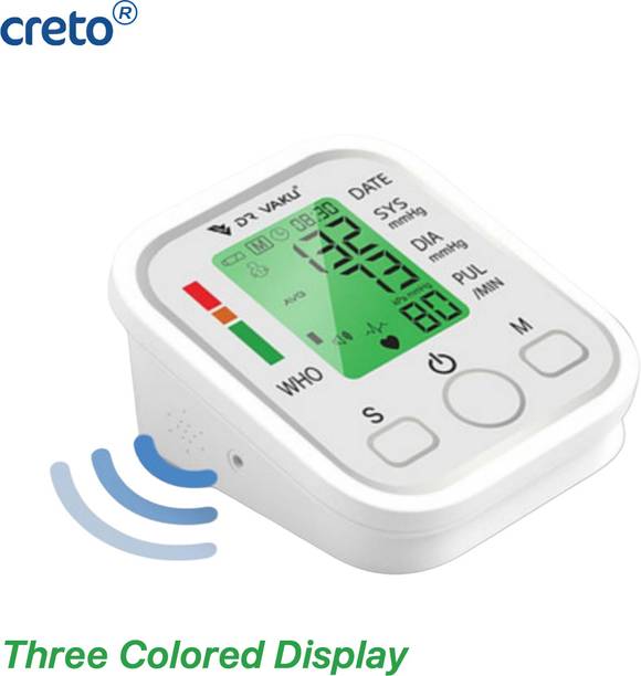 CRETO [Electronic Digital BP Monitor, Upper Arm Cuff, LCD Display] Bp Monitor