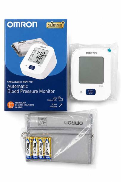 OMRON 7181 with adaptor compatabile(Adaptor Not included in Machine) Bp Monitor