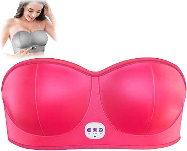 MICRO BELIEVE Electic breast vibrating massager for chest women full coverage bra