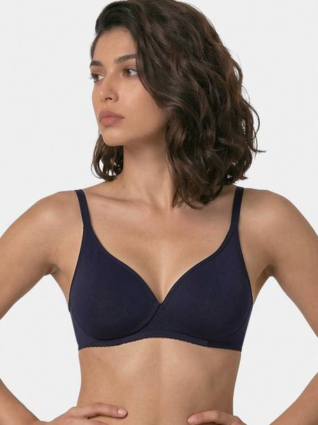 Enamor Wirefree A039 Perfect Coverage Cotton Women T-Shirt Lightly Padded Bra