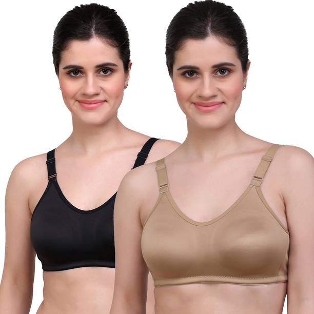 Maroon Women Minimizer Non Padded Bra