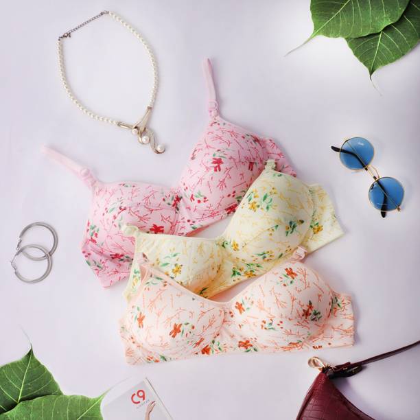 Pack of 3 Women Everyday Heavily Padded Bra