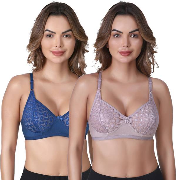 SKDREAMS Women Full Coverage Non Padded Bra