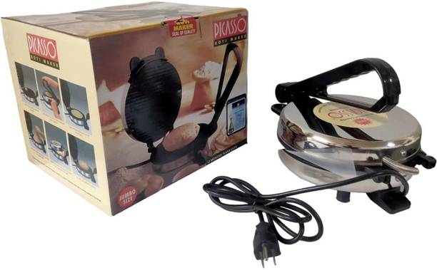 Picasso USA 3 Pin Plug Roti Maker Roti Maker for USA 110 Volts | Roti Maker for US & Canada | Not for use in India Bread Maker