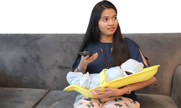Hoopa 2-in-1 Pillow Sunshine Yellow | Infant Carrier |Nursing pad | Breastfeeding Pillow