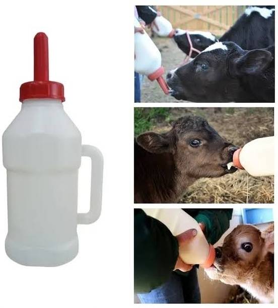 Bethlehemfarm 2L Calf Nursing Bottle Feeding thicken Leakproof Nipple with Handle for Farm Breastfeeding Pillow