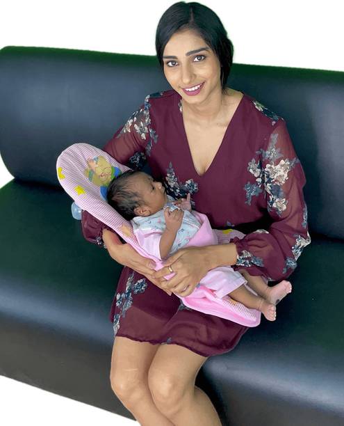 Hoopa 2-in-1 Pillow | Infant Carrier | Breast Feeding pillow |Nursing pad Breastfeeding Pillow