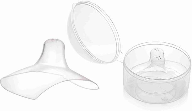 Beebaby Feels Natural Silicone Nipple Shield with Case for Breast Feeding Baby.BPA FREE