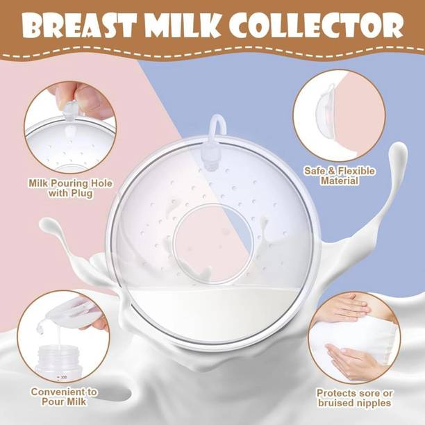Wagwanfly Portable Manual Breast Pump with Feeding Nipple | BPA-Free for Feeding Mothers  - Manual