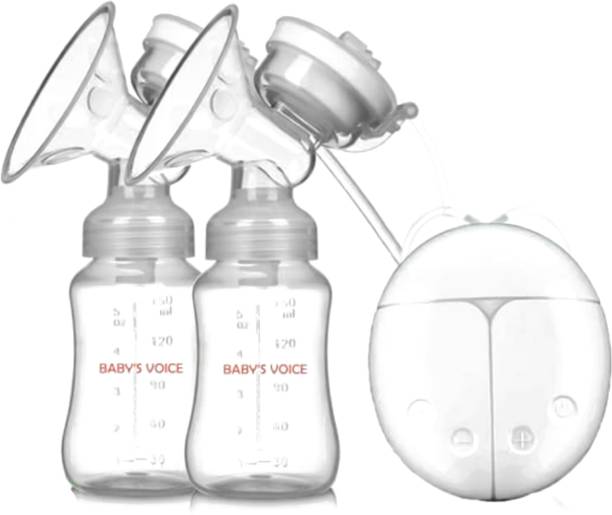 Baby's voice Electric Breast Pumps, Safe Milk Storage Dual with USB for Breastfeeding  - Electric