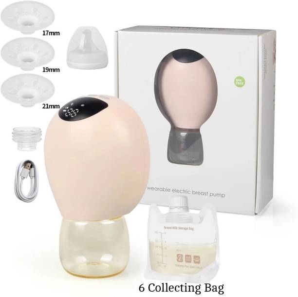 purvish Wearable Design Electric Breast Pump, Bottle & Bag Attachment, Travel-Friendly  - Electric